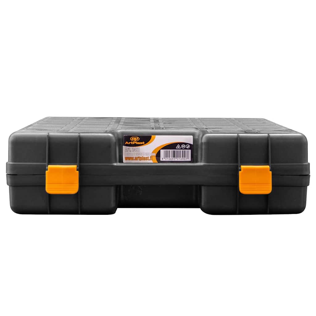 151835 vidaXL Universal Machine Cases with Foam Rubber 2 pcs Polypropylene