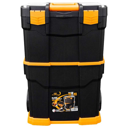 151840 vidaXL Rolling Tool Box 460x280x677 mm PP