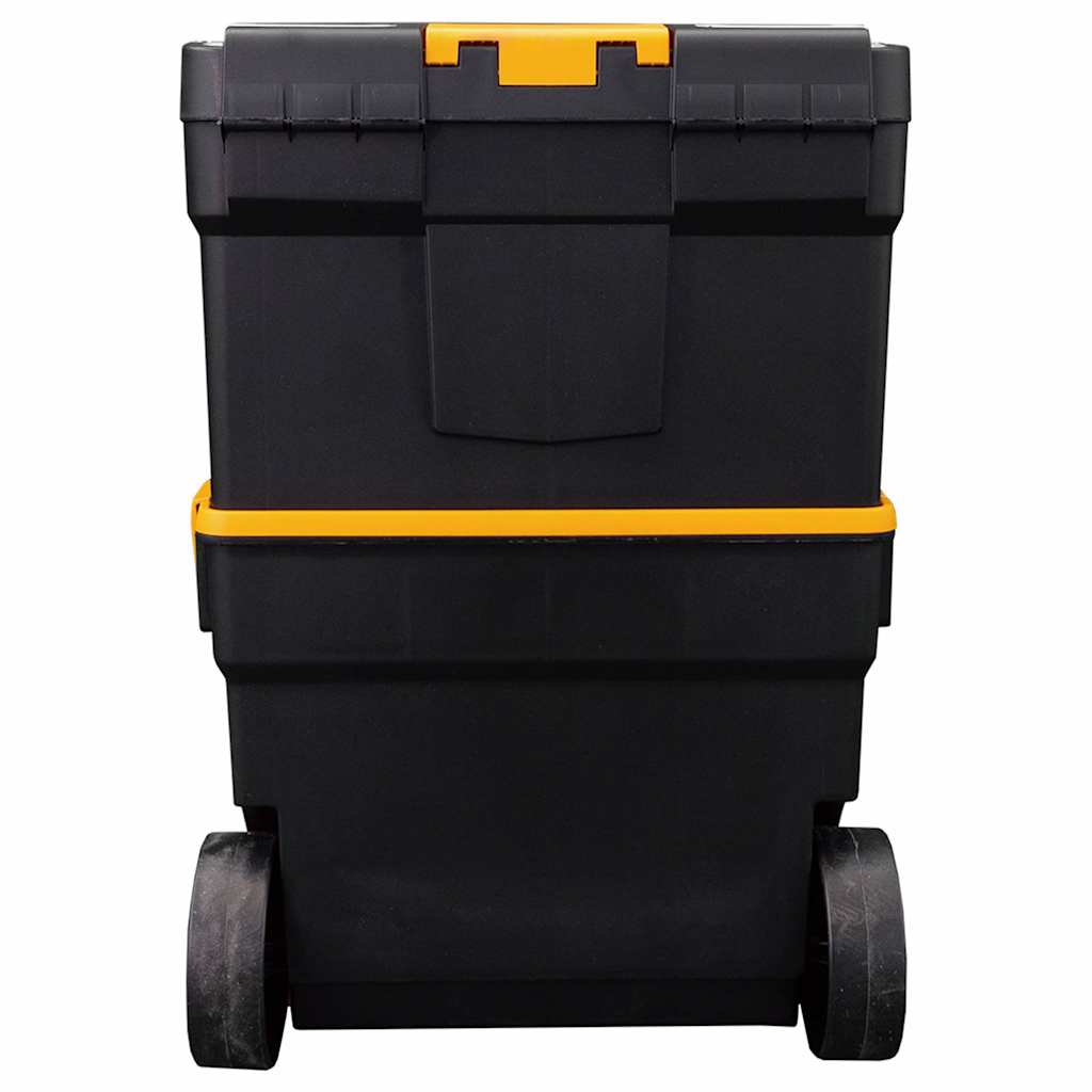 151840 vidaXL Rolling Tool Box 460x280x677 mm PP