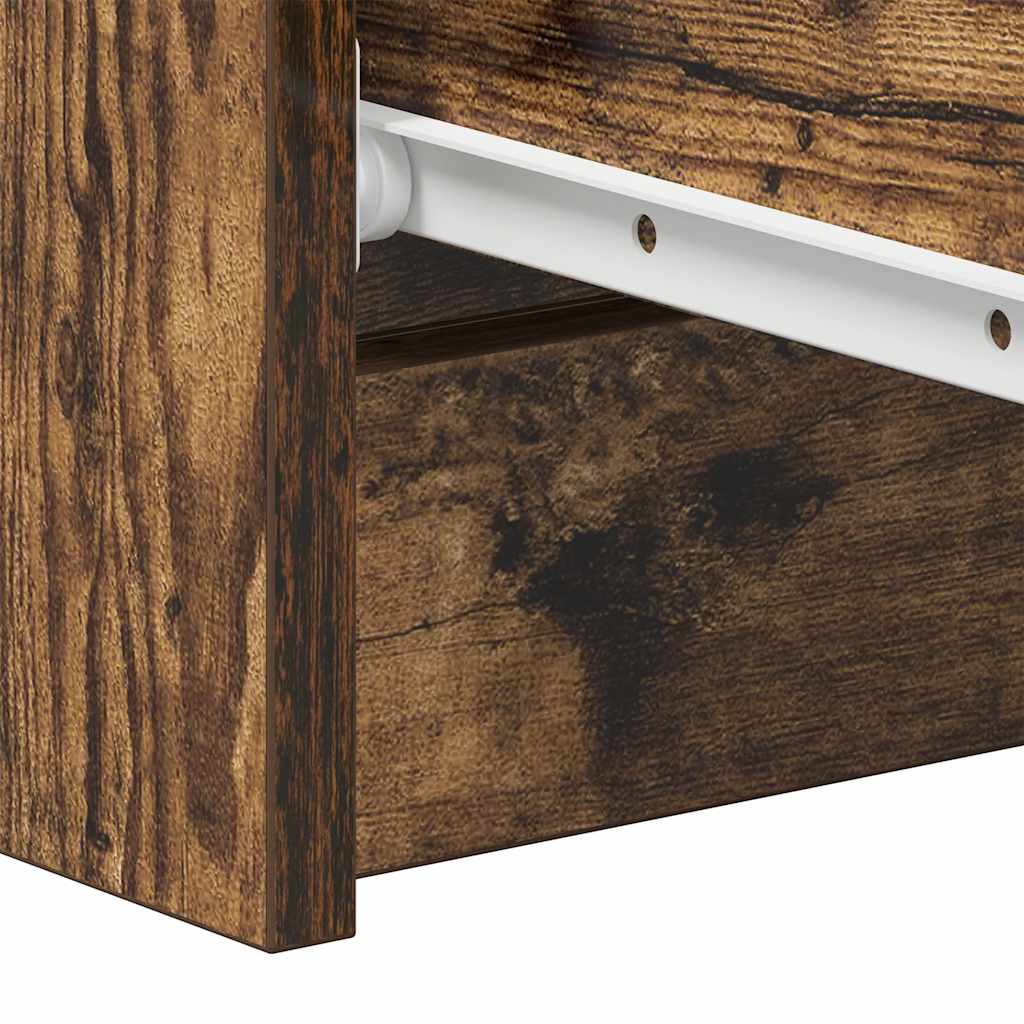 Sideboard Smoked Oak 60x35x98.5 cm Engineered Wood