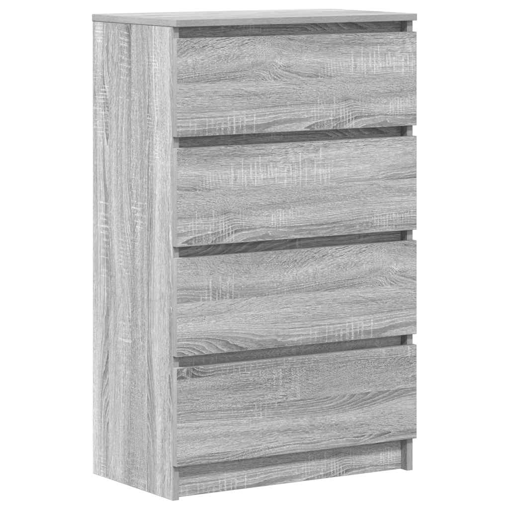 Sideboard Grey Sonoma 60x35x98.5 cm Engineered Wood