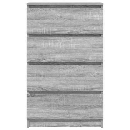 Sideboard Grey Sonoma 60x35x98.5 cm Engineered Wood