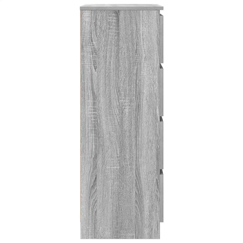Sideboard Grey Sonoma 60x35x98.5 cm Engineered Wood