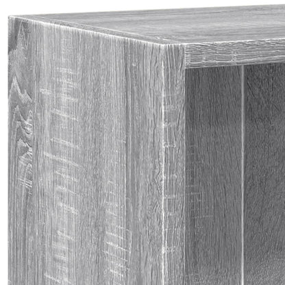 Bookcase Grey Sonoma 60x24x76 cm Engineered Wood