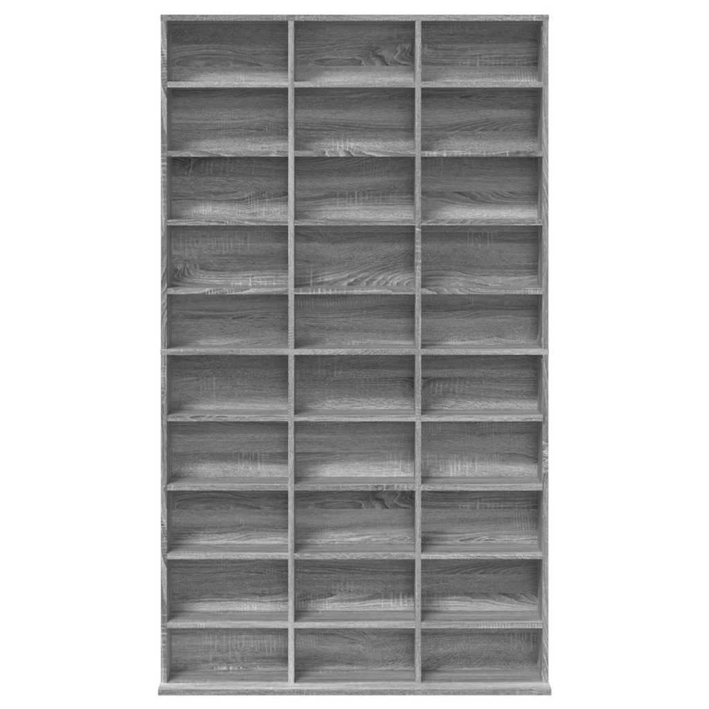 CD Cabinet Grey Sonoma 102x23x177,5 cm Engineered Wood