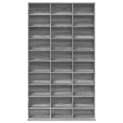 CD Cabinet Grey Sonoma 102x23x177,5 cm Engineered Wood