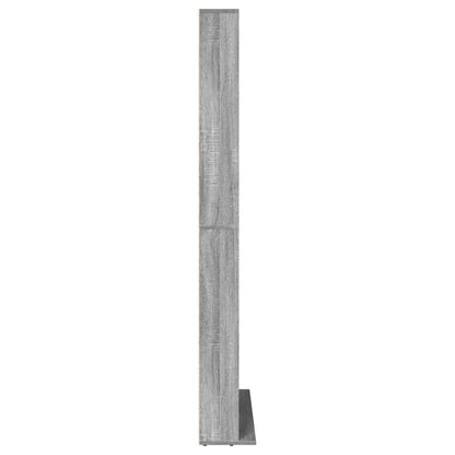CD Cabinet Grey Sonoma 102x23x177,5 cm Engineered Wood