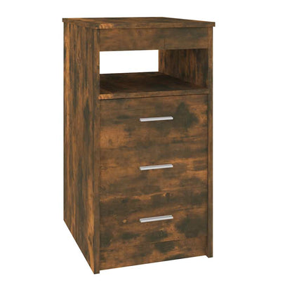 Drawer Cabinet | Smoked Oak | Engineered Wood | Compact | Drawer Cabinet