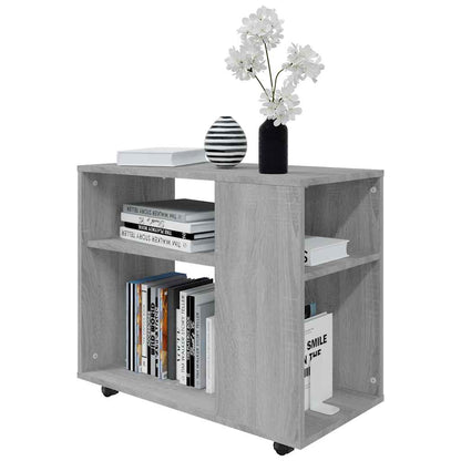 Side Table Grey Sonoma 70x35x55 cm Engineered Wood