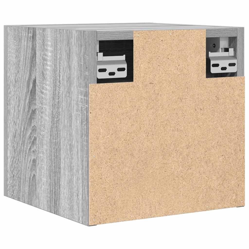 Wall Mounted TV Cabinet Grey Sonoma 30.5x30x30 cm