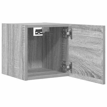 Wall Mounted TV Cabinet Grey Sonoma 30.5x30x30 cm