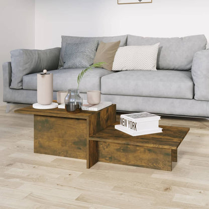 Coffee Table Smoked Oak 43.9"x19.7"x13" Engineered Wood