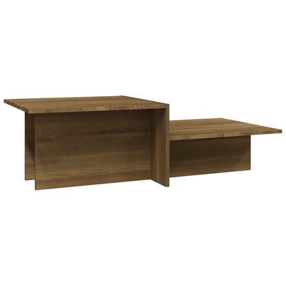 Coffee Table Brown Oak 111.5x50x33 cm Engineered Wood