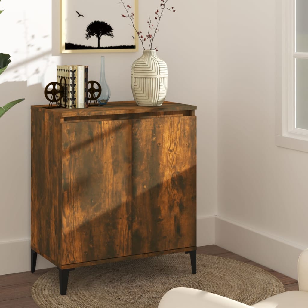 Sideboard Smoked Oak 60x35x70 cm Engineered Wood