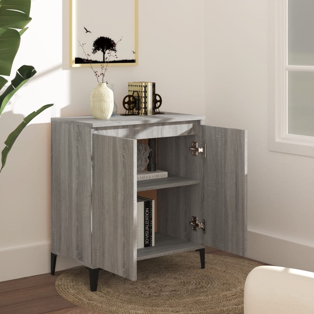 Sideboard Grey Sonoma 60x35x70 cm Engineered Wood