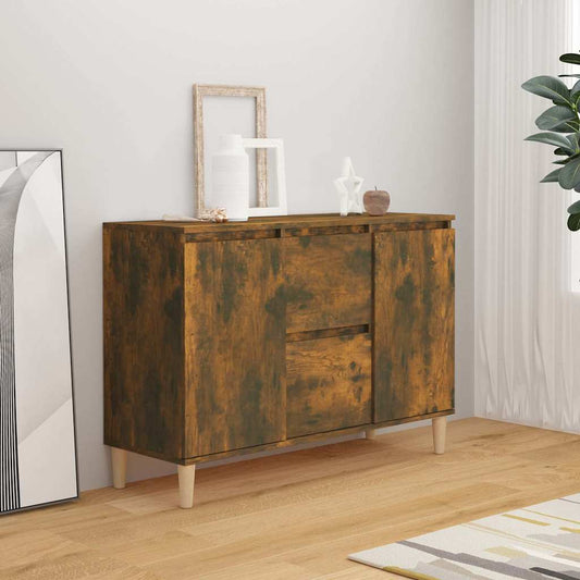 Sideboard Smoked Oak 103.5x35x70 cm Engineered Wood