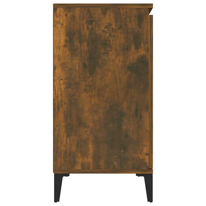 Sideboard Smoked Oak 102x35x70 cm Engineered Wood