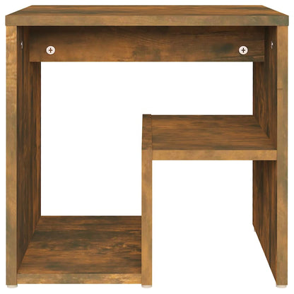 Bed Cabinets 2 pcs Smoked Oak 40x30x40 cm Engineered Wood