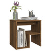 Bed Cabinets 2 pcs Brown Oak 40x30x40 cm Engineered Wood