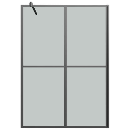 Walk-in Shower Screen 55.1"x76.8" Dark Tempered Glass