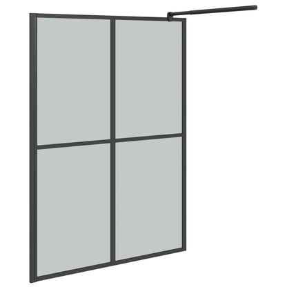 Walk-in Shower Screen 55.1"x76.8" Dark Tempered Glass