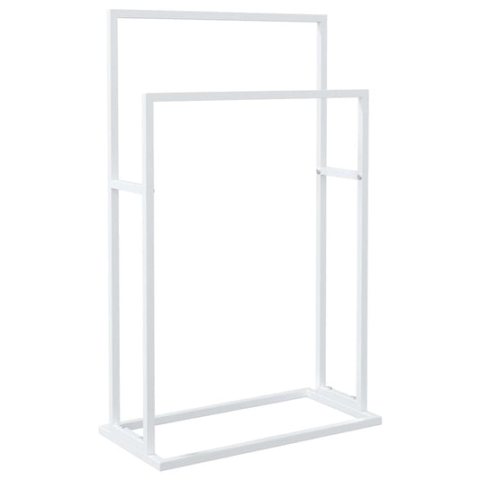 Towel Rack | White | Iron | Industrial | Towel Rack | Rectangular