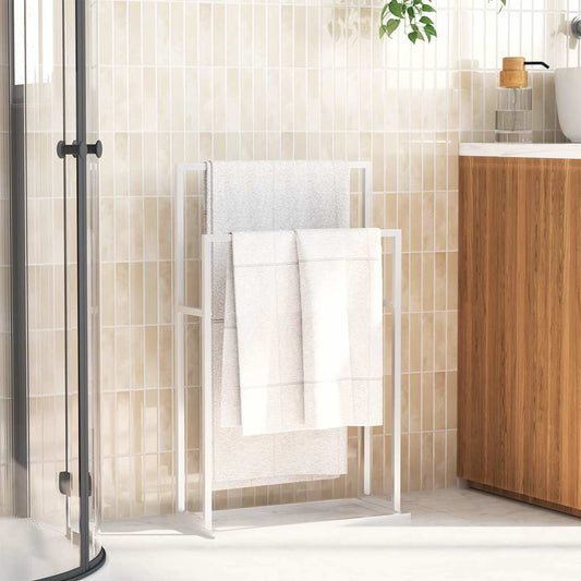 Towel Rack | White | Iron | Industrial | Towel Rack | Rectangular