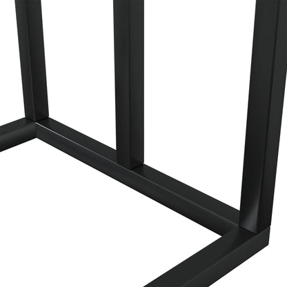 Towel Rack Black Iron Medium Towel Rack Rectangular Modern