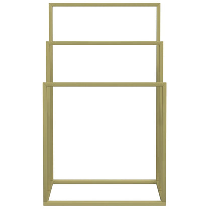Towel Rack Gold Iron 18.9 x 9.4 x 31.1 in Towel Rack