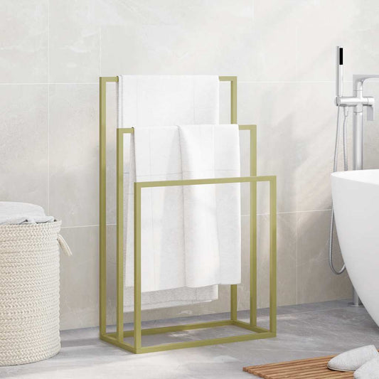 Towel Rack | Gold | Iron | 48 x 24 x 79 cm | Towel Rack | Rectangular