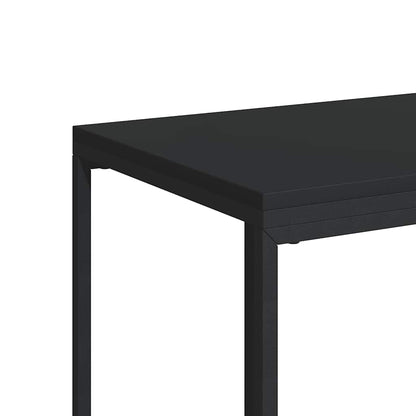 Side Table | Black | Engineered wood, iron | Small |  Portable