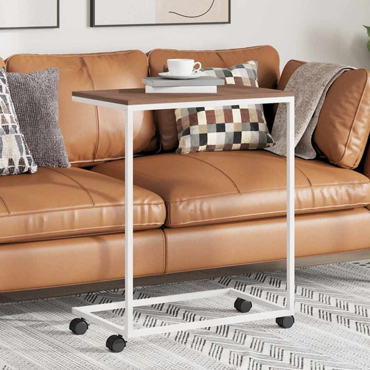 Side Table | White | Engineered wood | Small | Portable | Accent Table