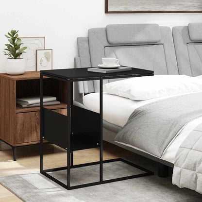 Side Table | Black | Engineered wood, iron | Medium | Side Table