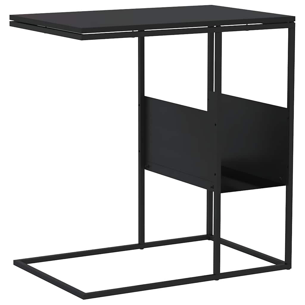 Side Table | Black | Engineered wood, iron | Medium | Side Table