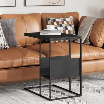Side Table | Black | Engineered wood, iron | Medium | Side Table