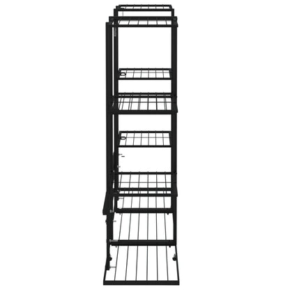 Flower Stand Black Iron Standard Flower Stand Rectangular