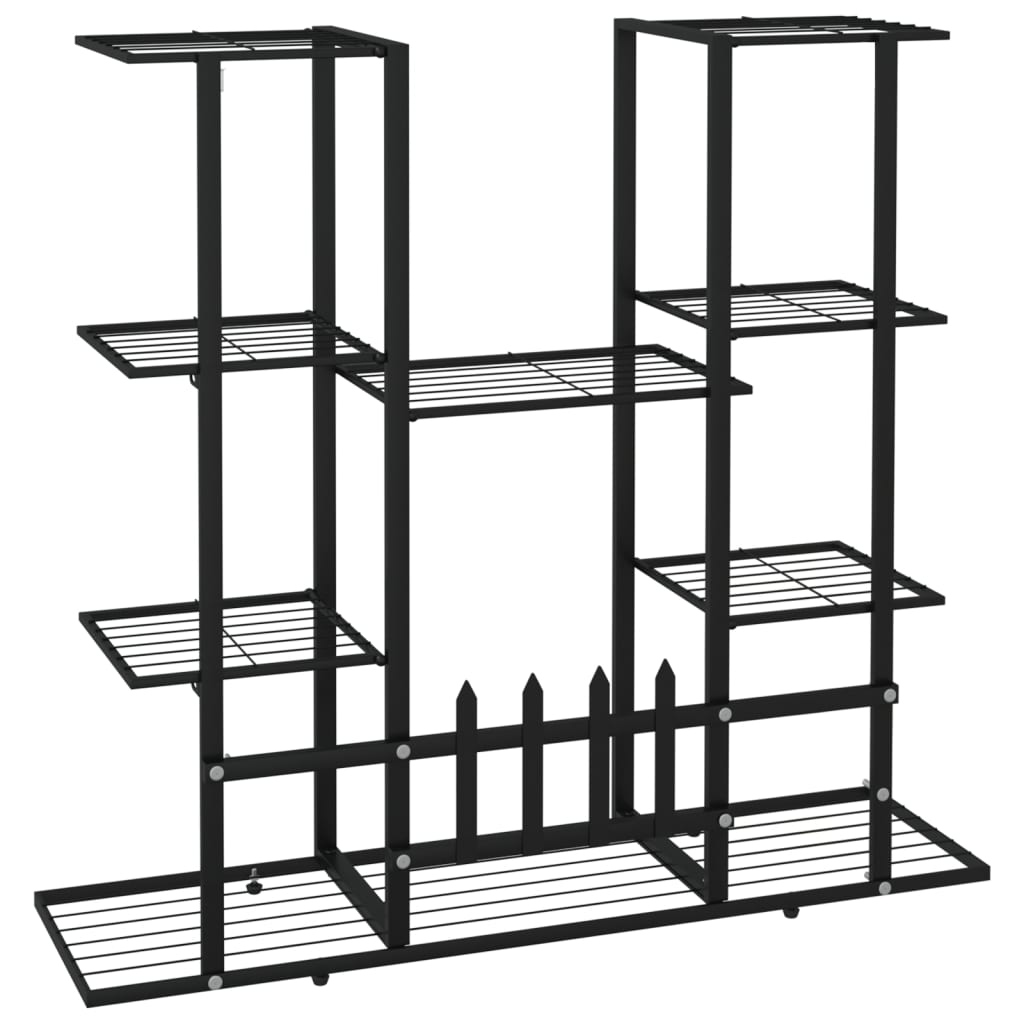Flower Stand Black Iron Standard Flower Stand Rectangular