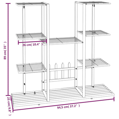 Flower Stand Black Iron Standard Flower Stand Rectangular