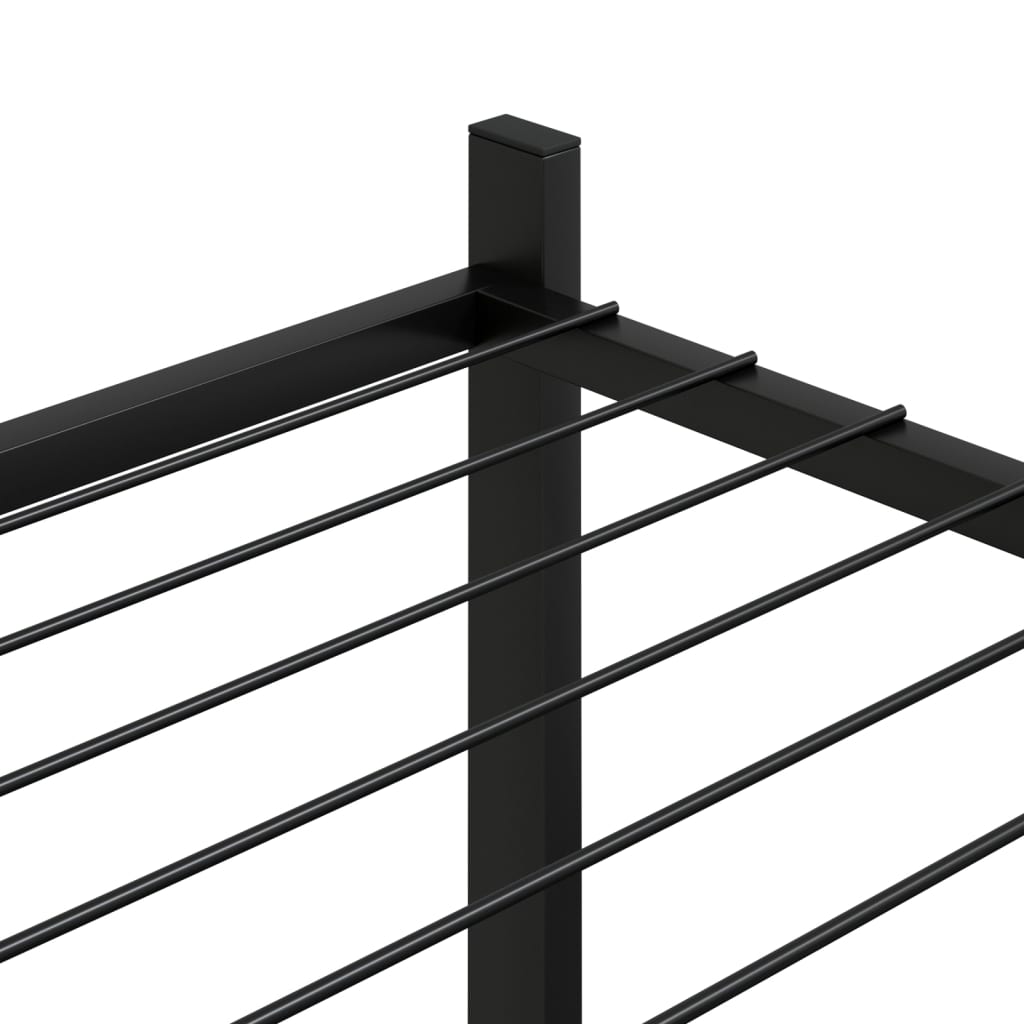 Flower Stand Black Powder-coated iron Tall Durable Flower Stand