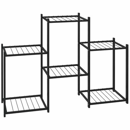 Flower Stand 32.7"x9.8"x23.6" Black Iron