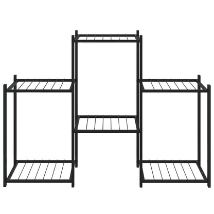 Flower Stand 32.7"x9.8"x23.6" Black Iron