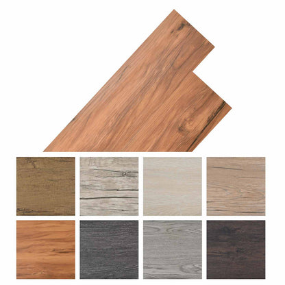 Flooring Planks 18 pcs Natural 2.51 m² PVC