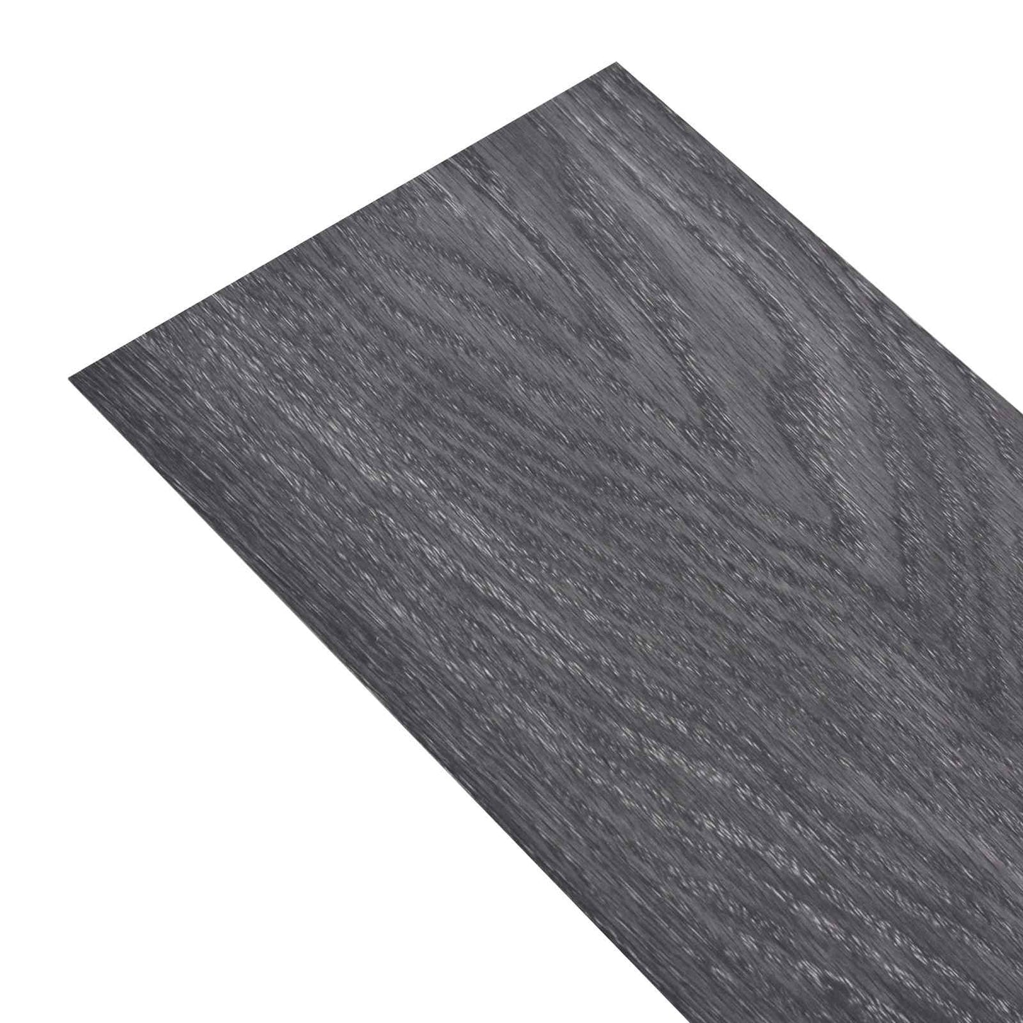 Flooring Planks 18 pcs Black and White 2.51 m² PVC