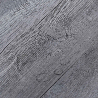 Flooring Planks 2.51 m² 18 pcs PVC Matte wood grey
