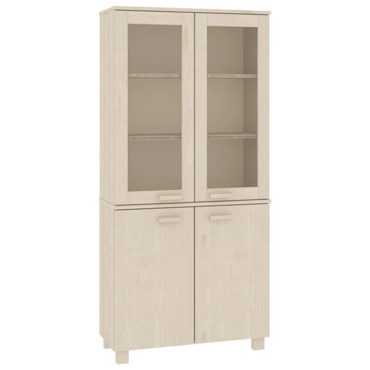 Highboard HAMAR Solid Wood Pine Honey Brown