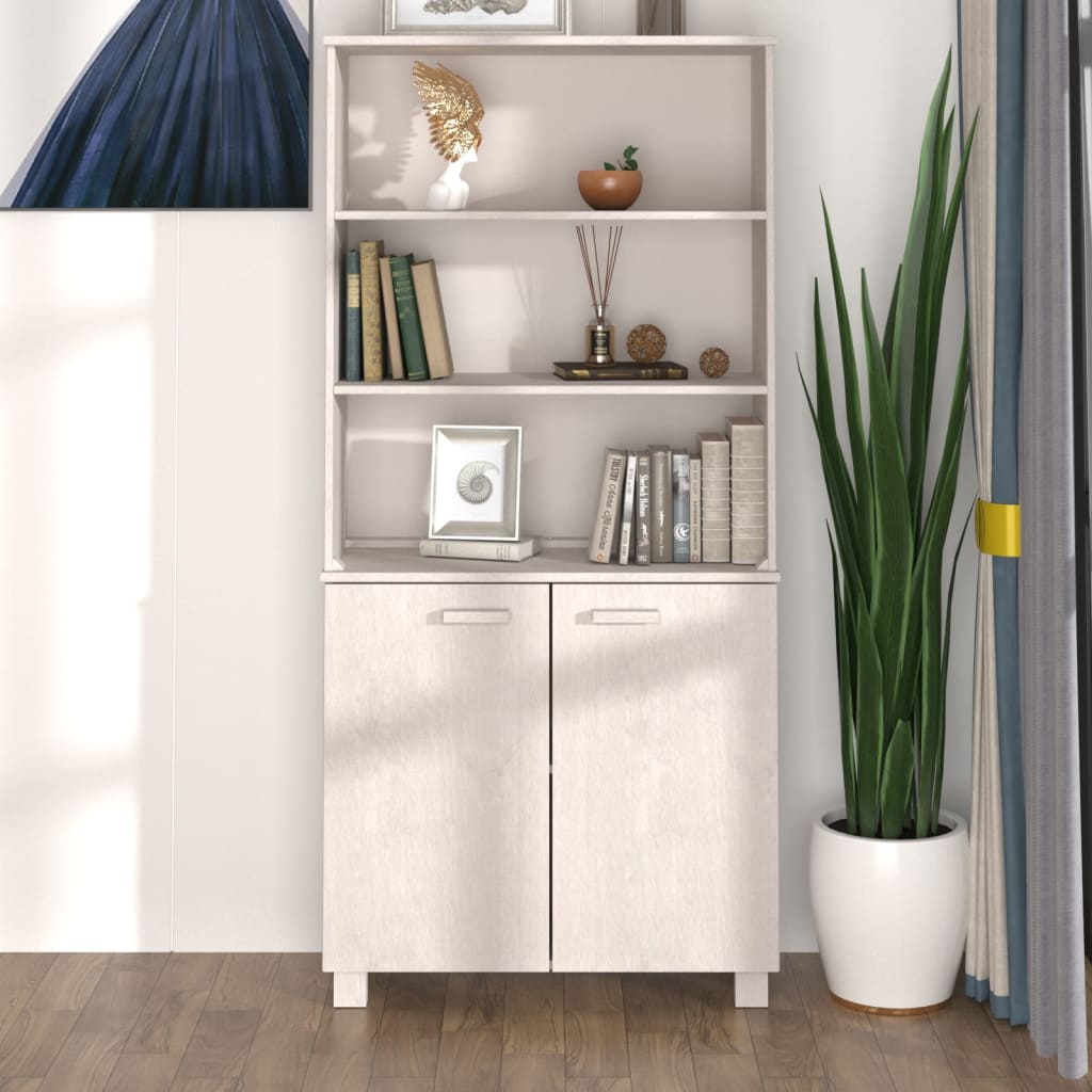 Highboard HAMAR Solid Wood Pine White