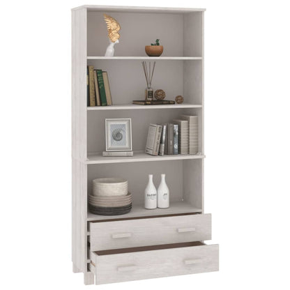 Highboard HAMAR Solid Wood Pine White