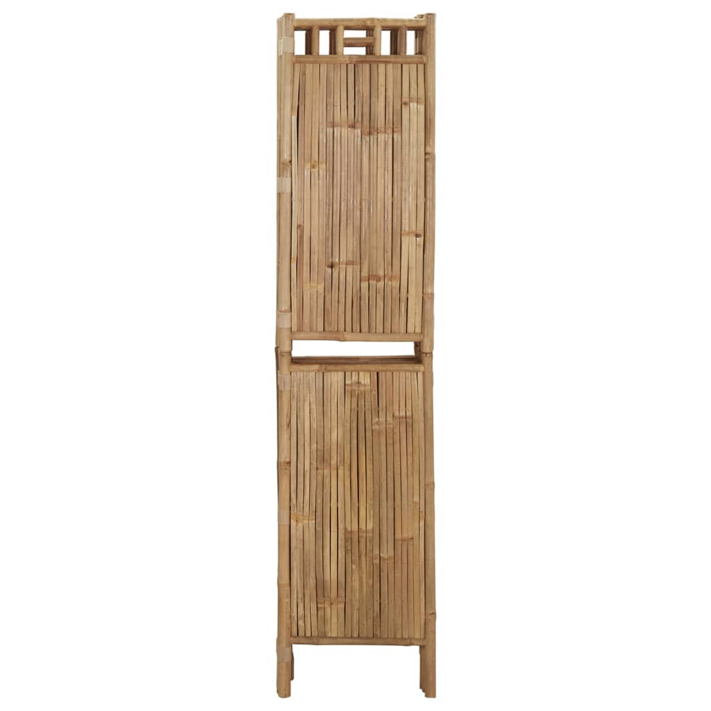 5-Panel Room Divider Bamboo 200x180 cm