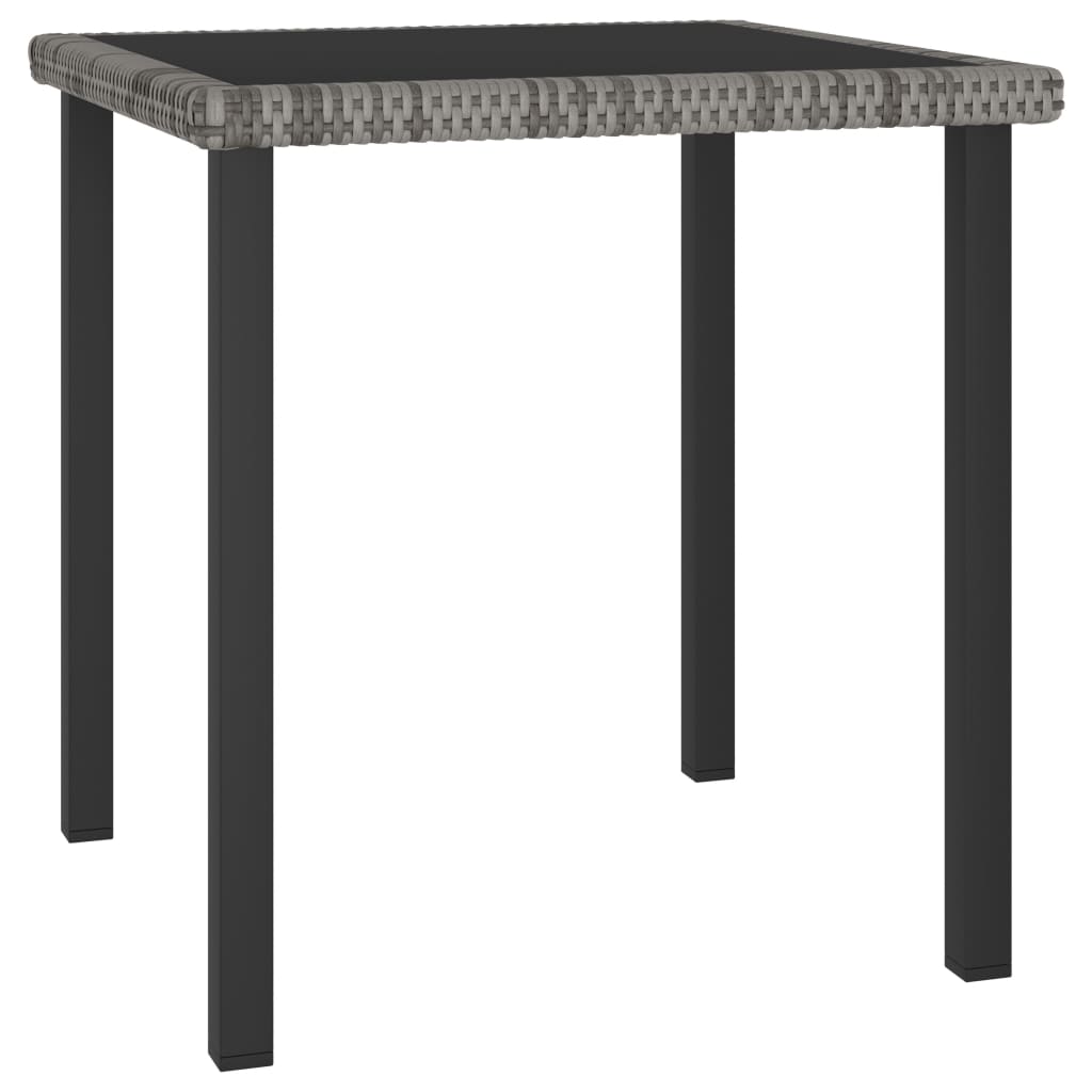 Outdoor Dining Set | Grey and black