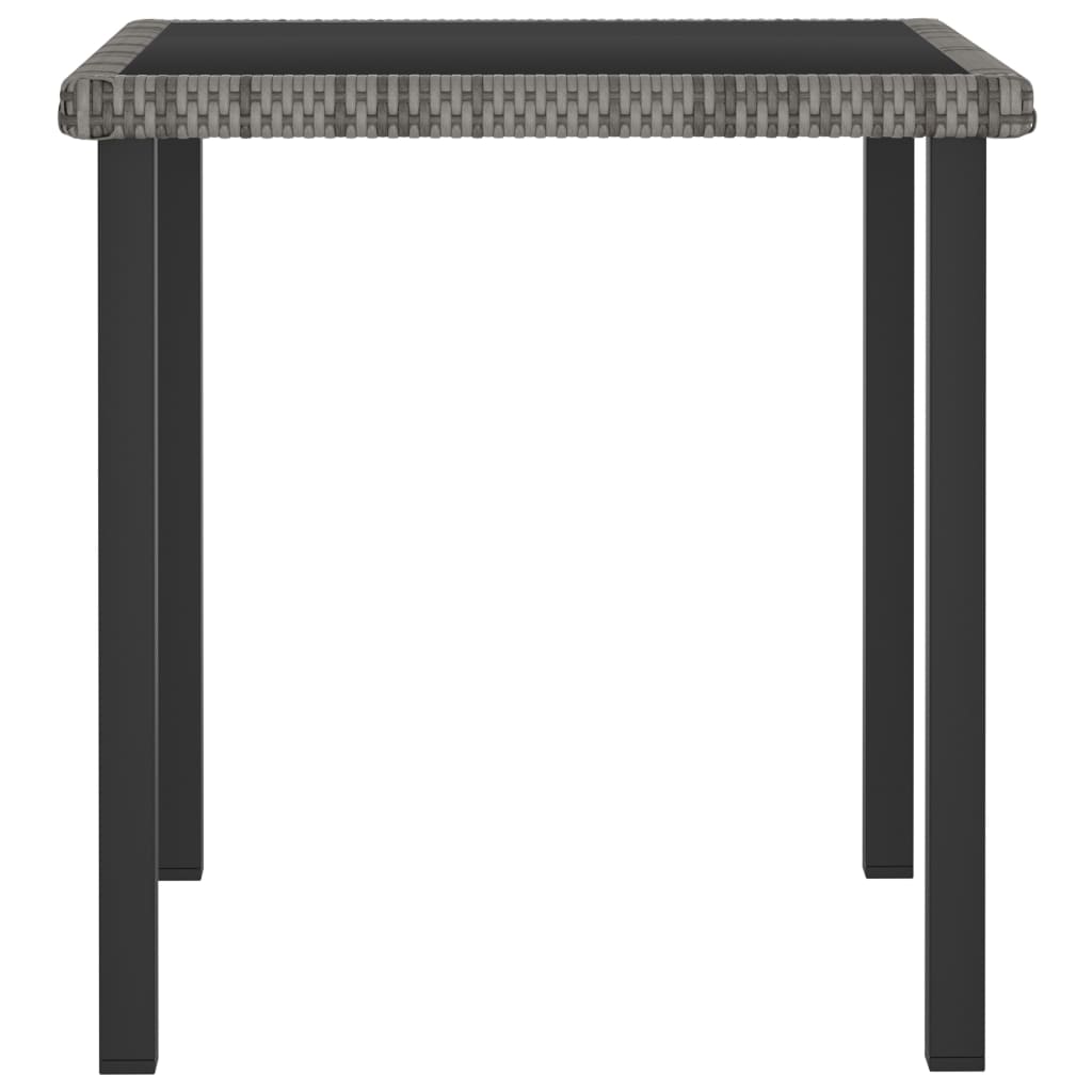 Outdoor Dining Set | Grey and black
